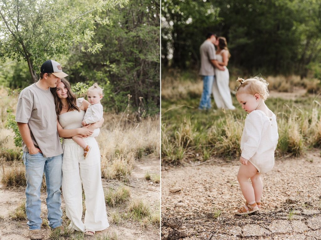 family session with me capturing the real moments of this Lubbock family.