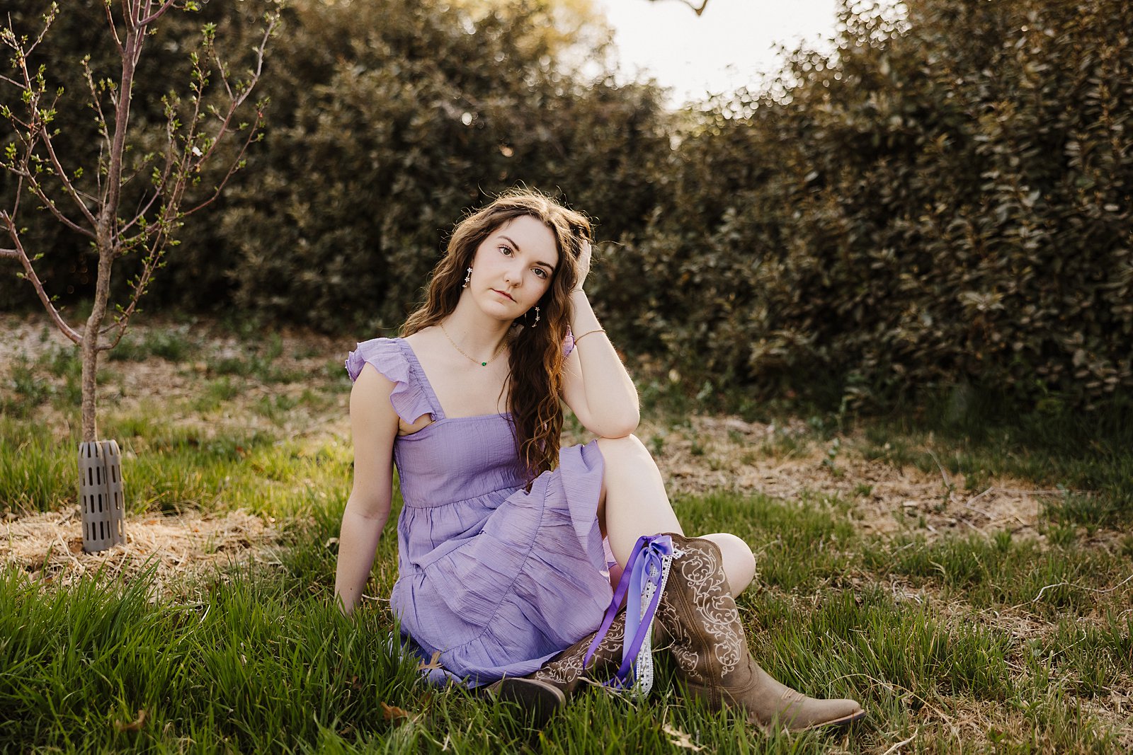 Lubbock senior photographer Mary Wiebe capture this beautiful senior preparing for school photos.