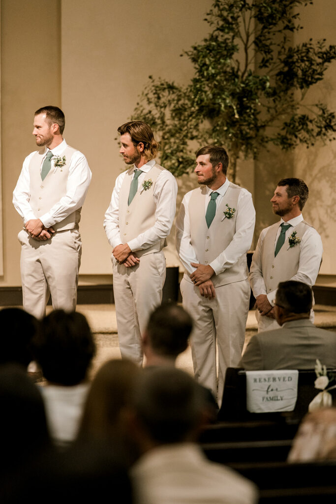 Ceremony at the Community Church in Seminole, Texas