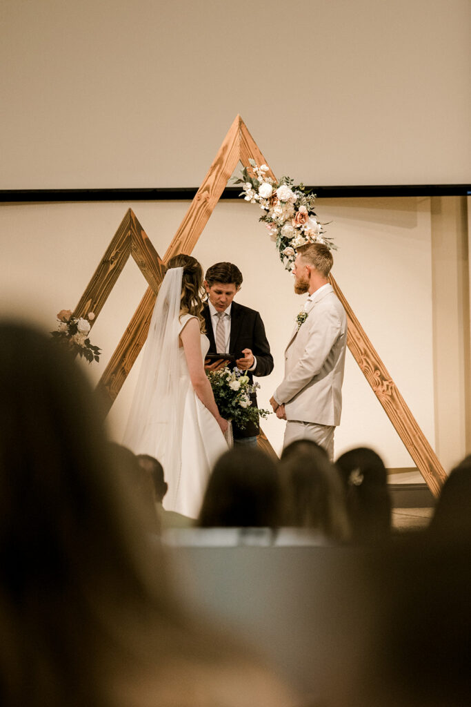 Ceremony at the Community Church in Seminole, Texas