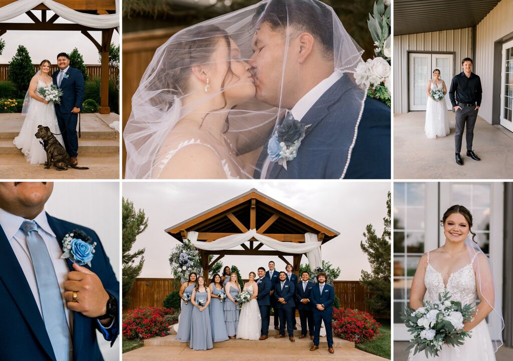 Wedding photographer, Mary Wiebe, captured this moment of bride and groom kissing under the veil. 